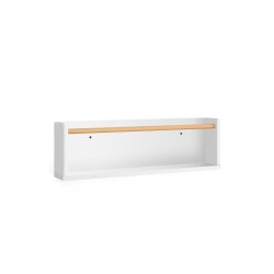 Étagère Shantal en bois de hêtre finition blanche L 64 cm