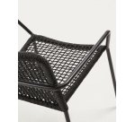 Chaise Ellen corde et acier galvanisé