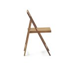 Chaise d'extérieur pliante Sadirar en bois d'acacia