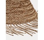 Abat-jour pour suspension Fonteta en fibres naturelles avec finition naturelle Ø 40 cm