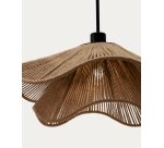 Abat-jour pour suspension Pontos jute finition naturelle Ø 50 cm