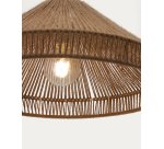 Abat-jour pour suspension Pontos jute finition naturelle Ø 45 cm