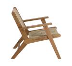 Fauteuil Geralda - corde - structure bois d’acacia