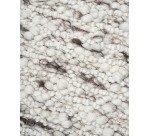 Tapis Manilva en laine et coton marron 200 x 300 cm