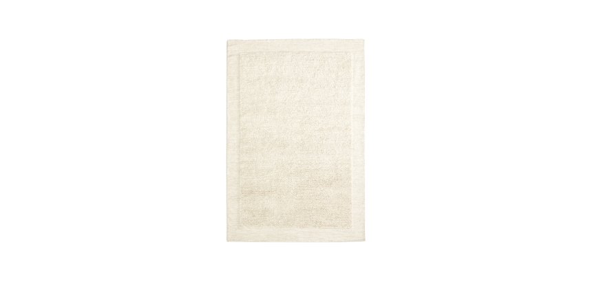 Tapis Marely en laine blanc 160 x 230 cm