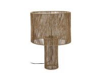 Pontos table lamp in jute with a natural finish