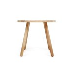 Mesa infantil redonda Dilcia de madera maciza de caucho Ø 55 cm