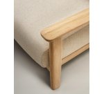 Canapé Tirant 3 places en bois de teck 212 cm