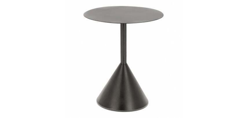 Yinan side table Ø 48 cm black
