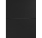 Table Vashti ronde en verre et pieds  noire Ø 120 - 160 cm