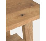 Repose-pieds Safara bois massif de tek recyclé 50 x 32 cm