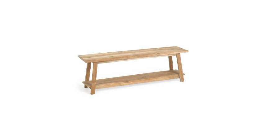 Banc Safara bois massif de tek recyclé 150 cm