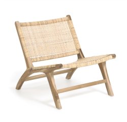 Beida solid teak armchair