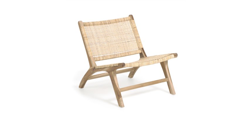 Chaise Beida bois massif de tek