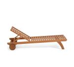 Bain de soleil Beila en bois massif d'eucalyptus