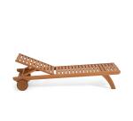 Bain de soleil Beila en bois massif d'eucalyptus