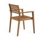 Chaise d'extérieur Hanzel - bois d'acacia massif