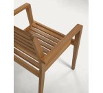 Chaise d'extérieur Hanzel - bois d'acacia massif