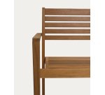 Chaise d'extérieur Hanzel - bois d'acacia massif