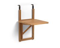 Amarilis klapbare balkontafel in massief acaciahout, 40 x 42 cm