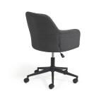 Chaise de bureau Madina gris foncé