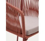 Chaise Yanet corde et pieds acier galvanisé