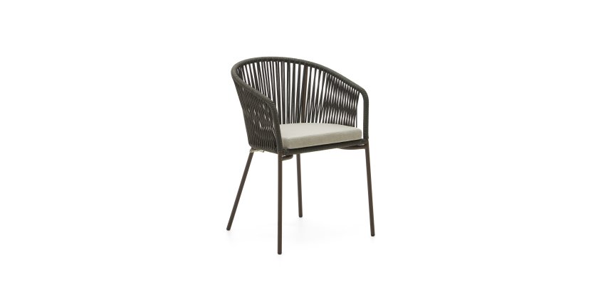 Chair Yanet - rope - galvanized steel feet