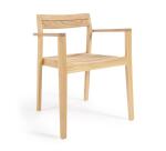 Chaise d'extérieur Victoire en bois de teck massif