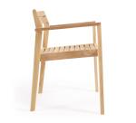 Chaise d'extérieur Victoire en bois de teck massif