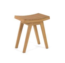 Reposapiés Vicentina de madera maciza de teca