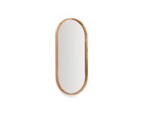 Miroir Magda en bois de teck avec finition naturelle  Ø 45 x 95 cm