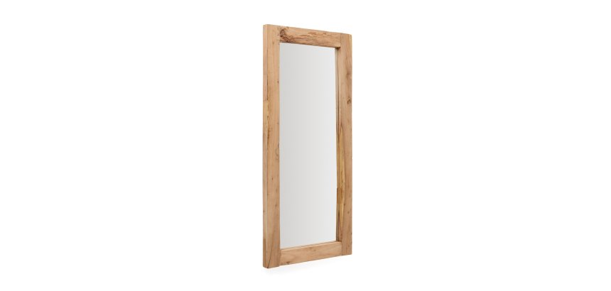 Espejo Maden de madera con acabado natural 80 x 180 cm