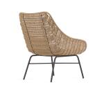 Abeli cord armchair in beige