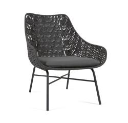 Butaca Abeli de cuerda negro