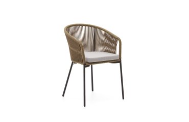 Stuhl Yanet - Seil - verzinkte Stahlbeine