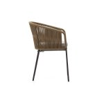 Silla Yanet de cuerda y patas de acero galvanizado