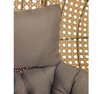 Fauteuil suspendu Cira finition naturelle