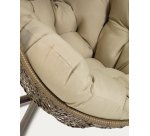 Fauteuil suspendu Florina marron