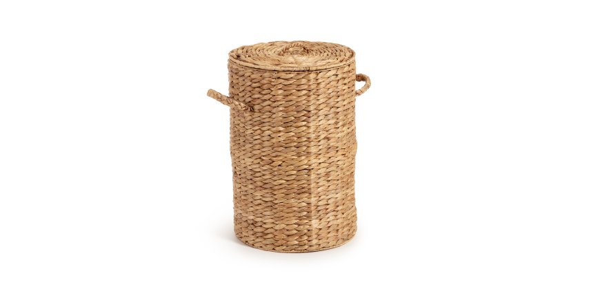 Panier à linge Yessira en fibres naturelles 55 cm