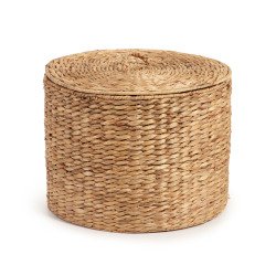 Cesto de ropa Yessira de fibras naturales 45 cm