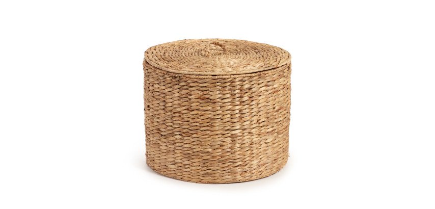 Panier à linge Yessira en fibres naturelles 45 cm