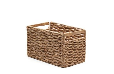 Panier à linge Words en fibres naturelles finition naturelle