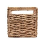 Words basket made from natural fibres with a natural finish
