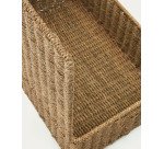 Lot Tossa de 2 boites avec couvercles en fibres naturelles 57 x 36 cm / 60 x 40 cm