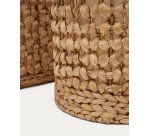 Set Tressa de 2 cestos de ropa de fibras naturales 50 cm / 60 cm