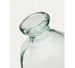 Vase Brenna en verre transparent 100% recyclé 73 cm