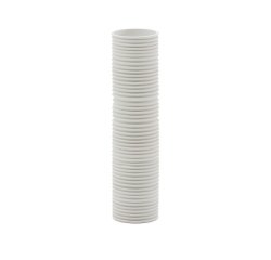 Jarrón Sibone de cerámica blanco 11 cm