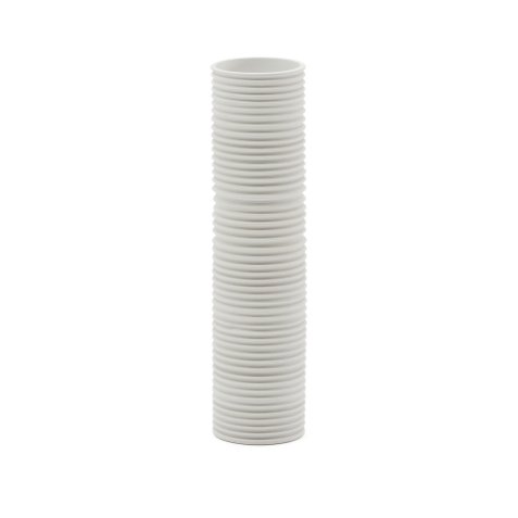 Sibone white ceramic vase, 11 cm