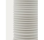 Jarrón Sibone de cerámica blanco 11 cm