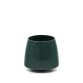 Sibla green ceramic vase, 16 cm